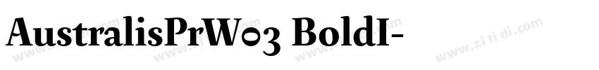 AustralisPrW03 BoldI字体转换 AustralisPrW03 BoldI字体转换